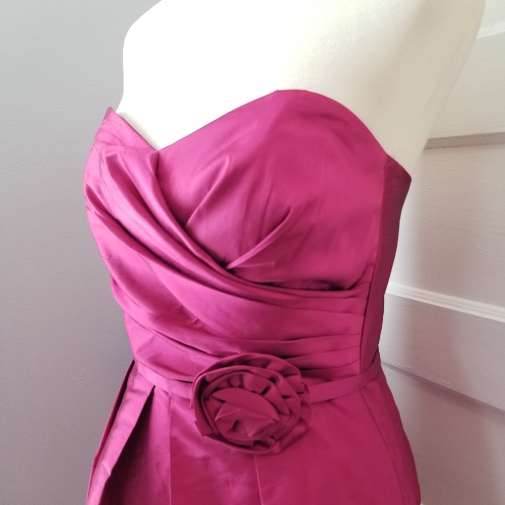 Alfred Sung Fruit Punch Strapless Dress, Size 8 - Picture 8 of 11